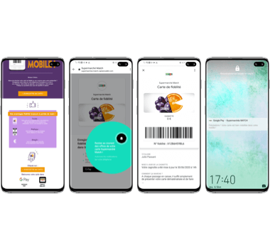 Visuel Wallet mobile : Supermarché Match dématérialise […]