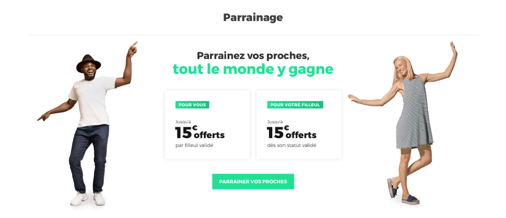 Exemple de programme de parrainage